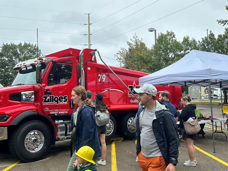 Zillges participates in our Touch a Truck event at the Leach Amphitheater